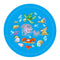 100cm Outdoor Lawn Beach Sea Animal Inflatable Water Spray Kids Sprinkler Play Pad Mat Water Games Beach Mat Cushion Toys - ELECTRONICS-HEAVEN