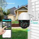 1080P PTZ Wifi IP Camera Outdoor 4X Digital Zoom AI Human Detect Wireless Camera - ELECTRONICS-HEAVEN