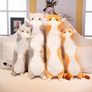 Looong Family Cat Stuffed Squishy Plush Pillow Toy