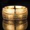 Buddhist Golden Light Mantra Titanium Steel Ring
