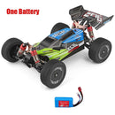 2.4G Racing RC Car 4WD High Speed 60km/h - green 1 battery