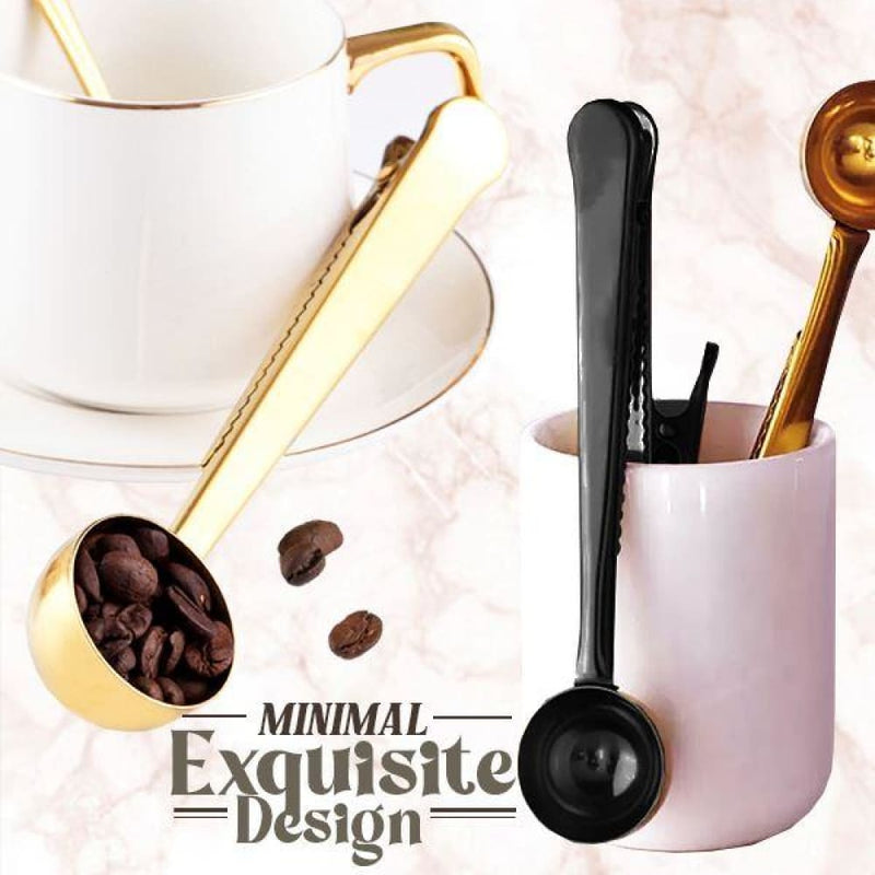 2 in 1 coffee spoon clip - kitchen