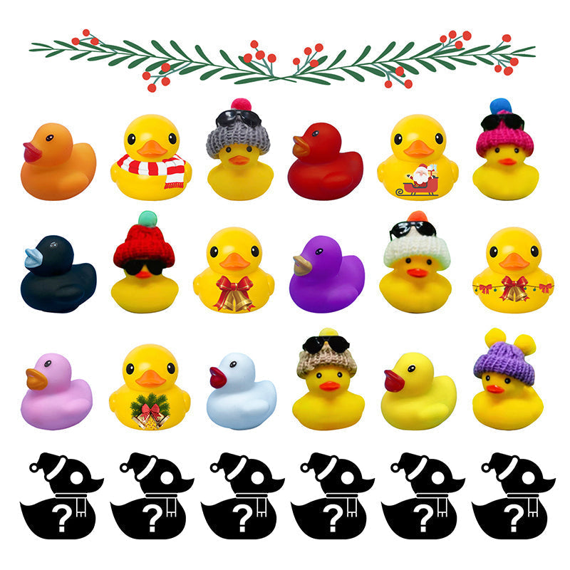 Advent Calendar 2022 - 24 Rubber Ducks for Kids