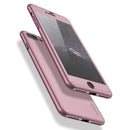 360 degree full coverage iphone case - rose gold / for 