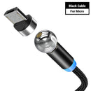 360 degree rotation of magnetic charging cable For Iphone, Android, Type C - ELECTRONICS-HEAVEN