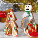3d christmas cookies mold (set of 8) - kitchen & dining