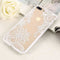 3d lace flower iphone case - white / for iphone 7 plus