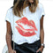 3D Printed Women's T-Shirts Kiss - ELECTRONICS-HEAVEN