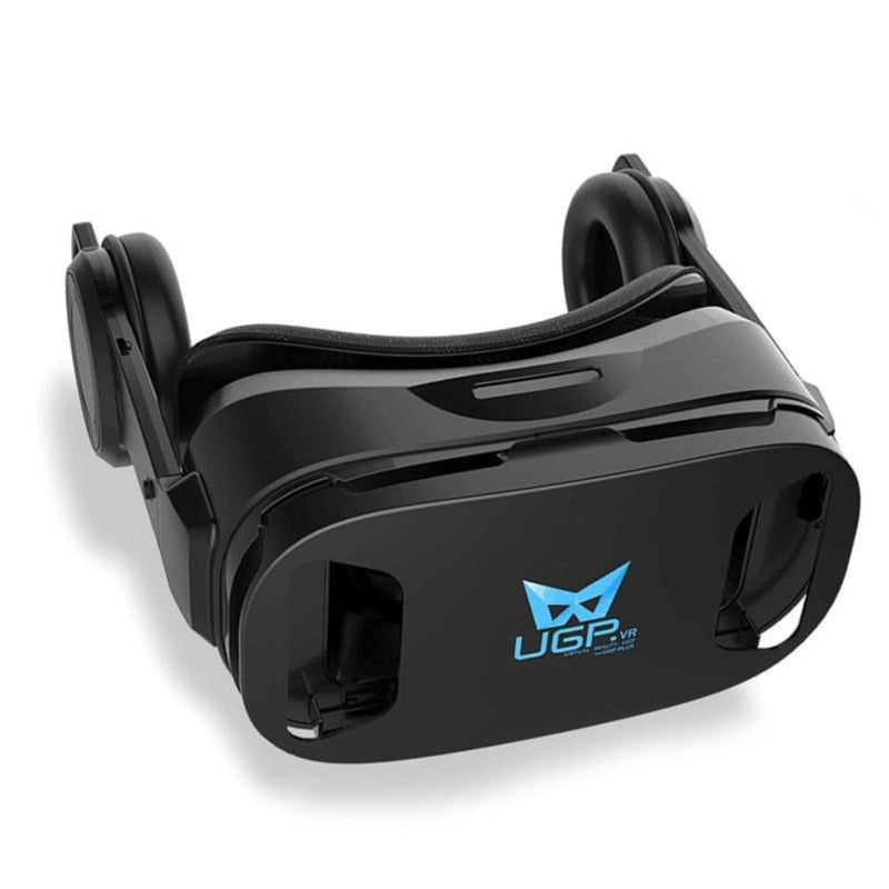 3d vr headset with build in stereo headphone - computer 