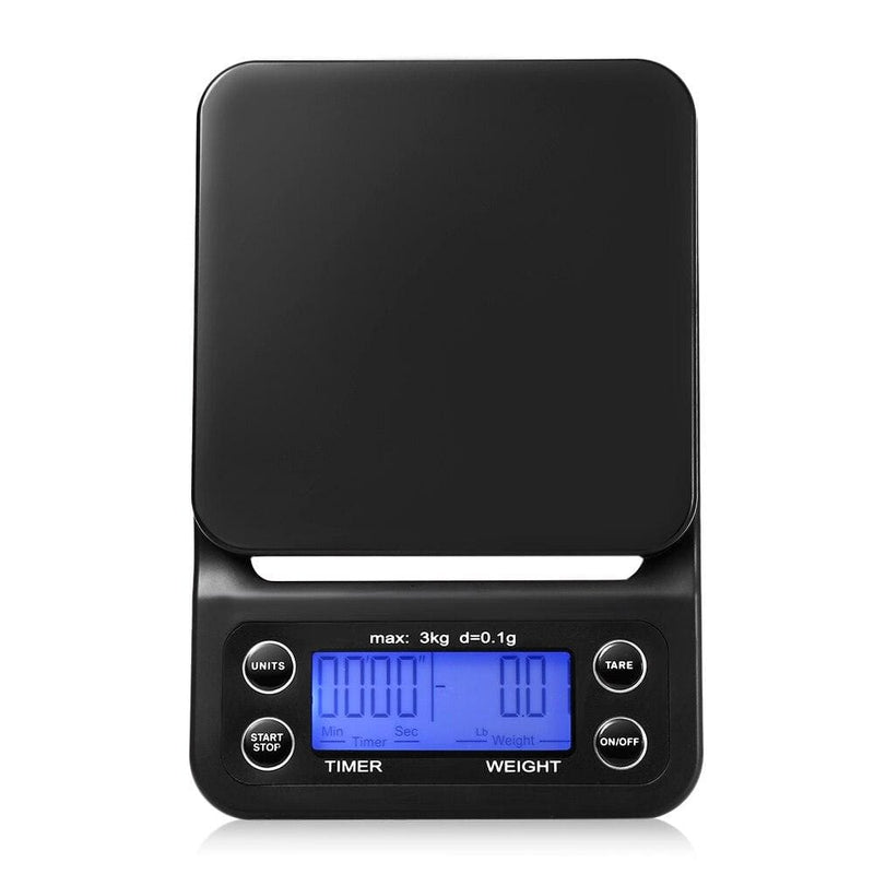 3KG 0.1g Portable Mini Electronic Digital Scales Pocket Case Postal Kitchen Jewelry Weight Balanca Digital Kitchen Scale + Timer - ELECTRONICS-HEAVEN