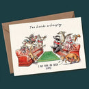 12 pcs  Quirky Funny Christmas Cards & Envelopes Set