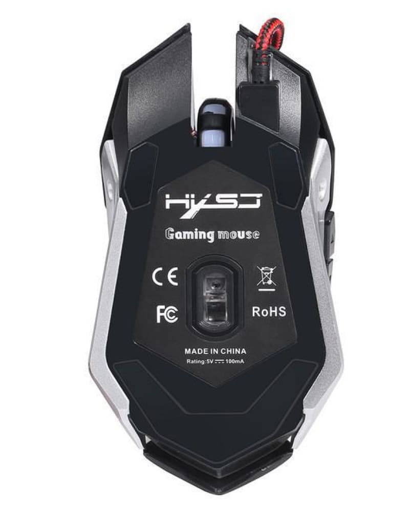7 buttons 2400 dpi optical gaming mouse - computer 