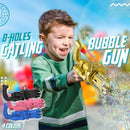 8 holes gatling bubble gun - toys & games