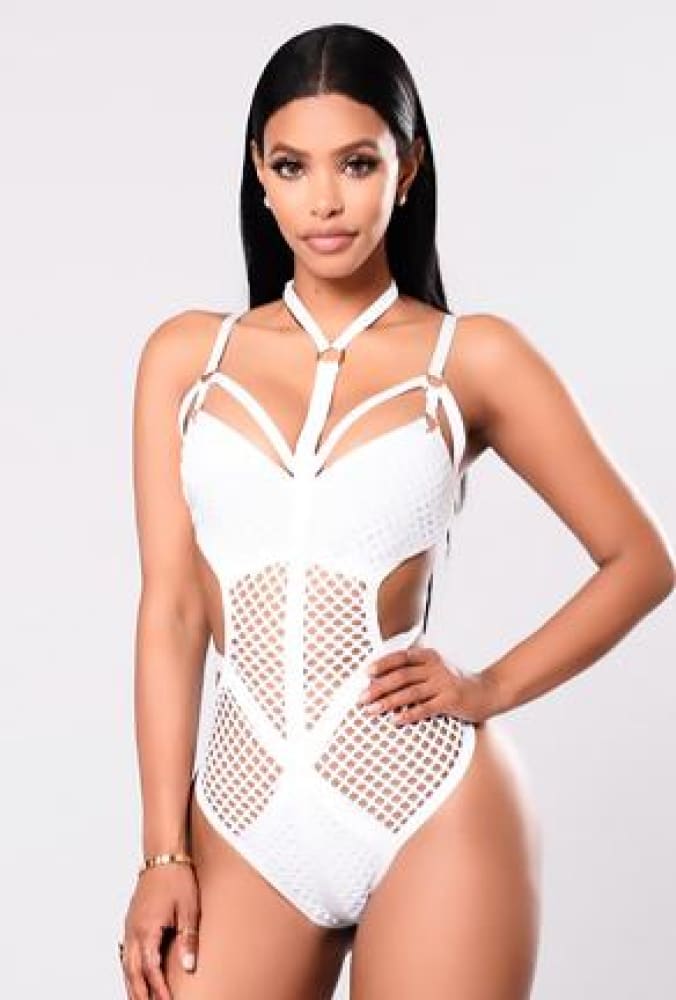 Abra - mesh/net bodysuit - lingerie
