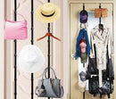 Adjustable cap & bag door rack - black - home storage & 