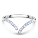 Adjustable moonstone ring - infinite - 925 sterling silver /