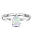 Adjustable opal ring - emerge - 925 sterling silver / s - 