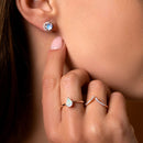 Adjustable opal ring - emerge - pre-order ring