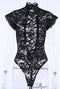 Ahyoka - ribbon lace back bodysuit - lingerie