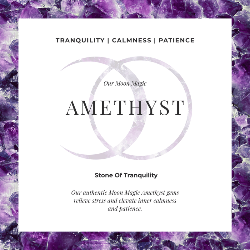 Amethyst pendant sway - february birthstone - amethyst 
