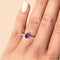 Amethyst ring essence - february birthstone - amethyst ring
