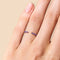 Amethyst ring - twinkling band - amethyst ring