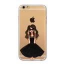 Animals/cartoons transparent iphone case - style 7 / for 