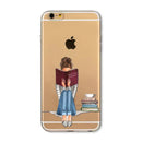 Animals/cartoons transparent iphone case - style 4 / for 