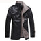 Anti-scratch thick outerwear biker motorcycle men’s leather 