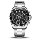 Barsel Chronograph Gents Watch - Silver Black