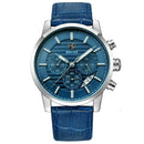 Benton Vintage Quartz Chronograph Watch - Blue