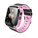 Best smart watch with gps tracker sos button for kids - pink