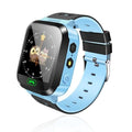 Best smart watch with gps tracker sos button for kids - blue