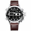 Bigon Military Analog-Digital Wrist Watch - Silver