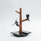 Bird’s Lamp - Black base + Shapiri wood / USA - Table Lamp