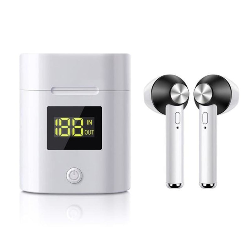 Bluetooth Earphone, Earbuds With Led Power Display - ELECTRONICS-HEAVEN