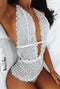 Breanna - 1 piece lingerie teddy - s / white - lingerie
