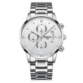 Brons Chronograph Stainless Steel Watch - Silver