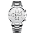 Brons Chronograph Stainless Steel Watch - Silver