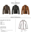 Business casual men’s leather jacket