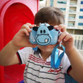 Cartoon kids camera age (3-9) - blue hippo camera