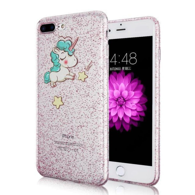 Cartoon unicorn iphone case - t2 / for iphone 5 5s se