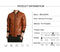 Casual mens leather jacket