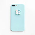 Cat iphone case - milk bottle blue / for iphone 6 6s