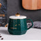 Ceramic Retro Coffee Cup Mug - 400-600ml / Blue
