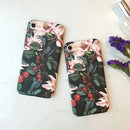 Cherry floral iphone cases