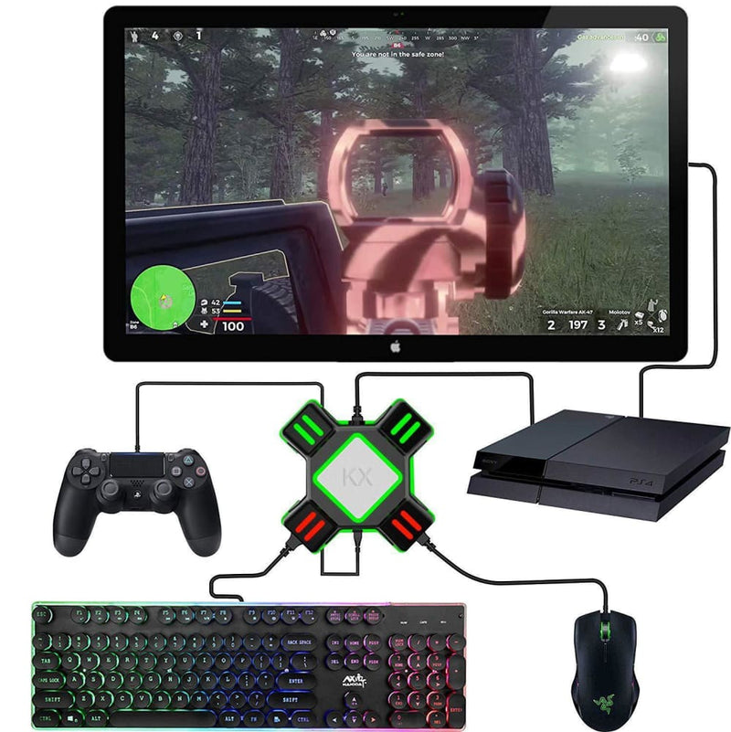 Connect x gaming keyboard and mouse adapter - computer 
