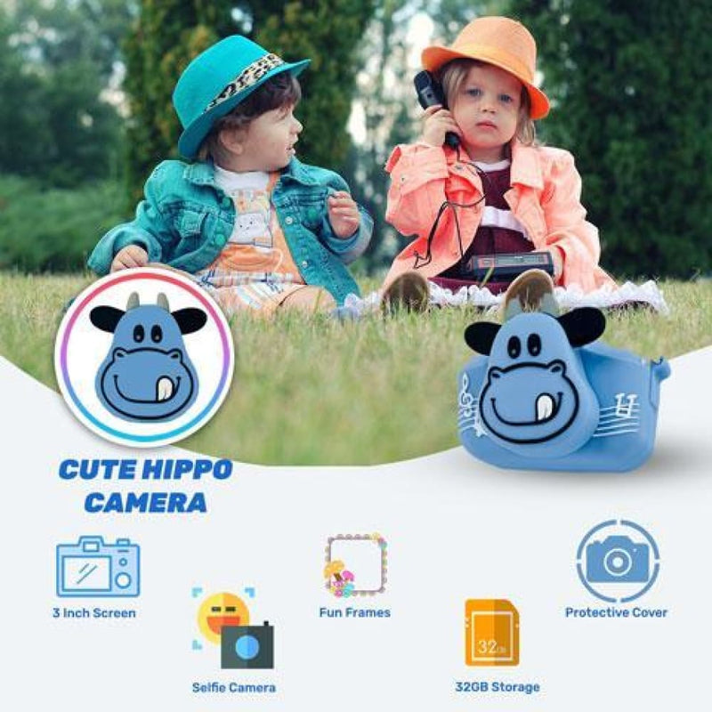 Cute hippo kids camera age (3-9)