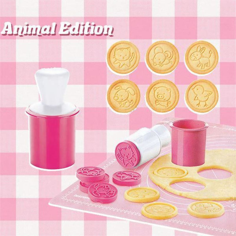 Diy decorating cookie stamp set - animal - kitchen