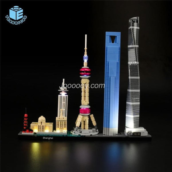 Diy led light up kit for architecture：shanghai 21039